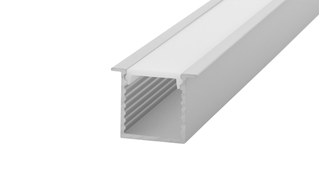 LED Aluminiumprofil REG.Kragen - 18x19mm
