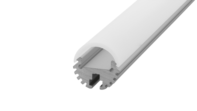 LED-Aluminiumprofil Pino 20,8×13,2mm Ø20,8