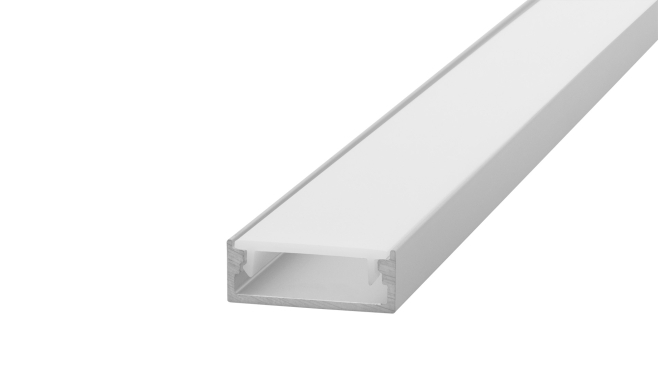 Aluminiumprofil DUO.FLAT - 22.6x8.5mm