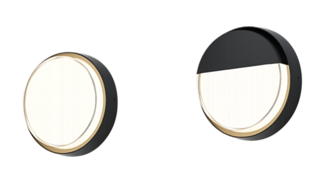 LED Glas-Look Wand-/Deckenleuchten IP65