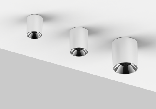 Architektonische Deckenaufbaudownlights