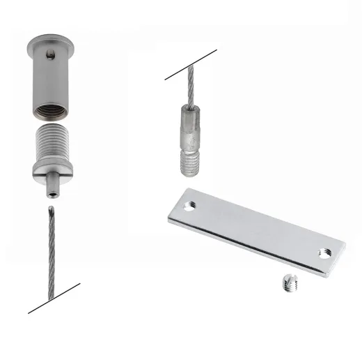 Abhängung 2er Set komplett 1,5m - Genova/Garda/Palermo 3030