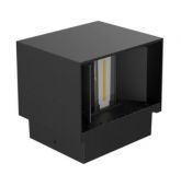 LED-Wandleuchte schwarz 2x5W 2x450lm 3000K IP65