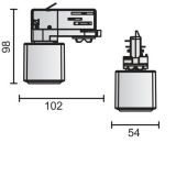 3-Phasen Adapter mit Schutzkontaktstecker sz 6A Sicherung