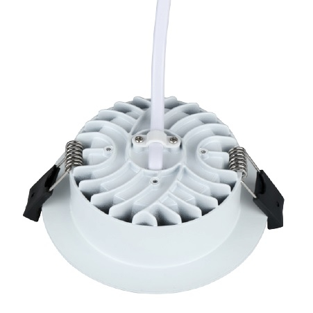LED Deckenstrahler 13W, 90°, (A:Ø110-Loch: Ø90-95), H=38mm, 1100lm, CRI80, IP54, Ph.-Dim ws