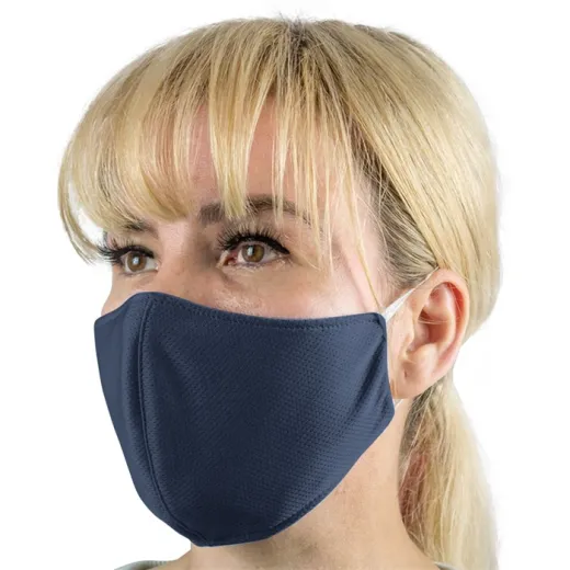 Atemschutzmaske waschbare Mundschutzmaske von promasque schwarz