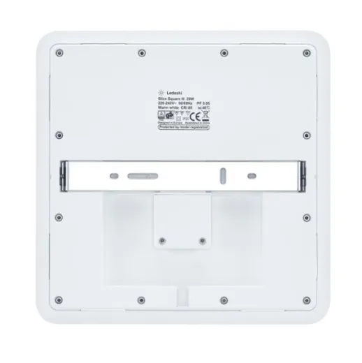 LEDESHI LED SLICE SQUARE III WEISS 18/24W 30/4000K IP54 26x26cm