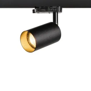 1-Ph. Stromschienen-Strahler Mini GU10 schwarz RAL 9005