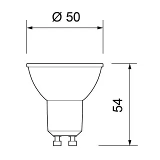Leuchtmittel Philips CorePro, GU10, 3000 K