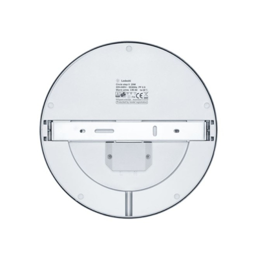 Ledeshi LED CIRCLE STEP II silber, 29W, 4000K, IP44, 1900lm, Ø250mm