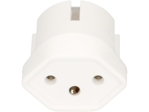 Fixadapter SchuKo Konturenstecker - T13 Weiss