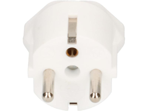Fixadapter SchuKo Konturenstecker - T13 Weiss