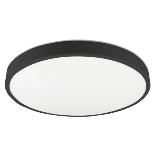 LED-Deckenleuchte schwarz 36W rund 500mm ColorSwitch dimmbar