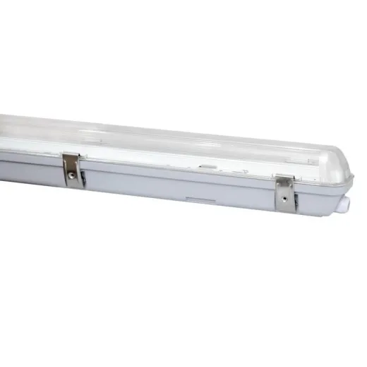 Feuchtraumleuchte Gehäuse 1200mm 1xT8 G13, Grau IP65