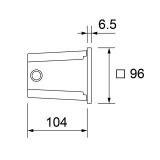 Wandeinbauleuchte L8 Mini, anthrazit 80CRI IP65 3.3W 65lm 3000K