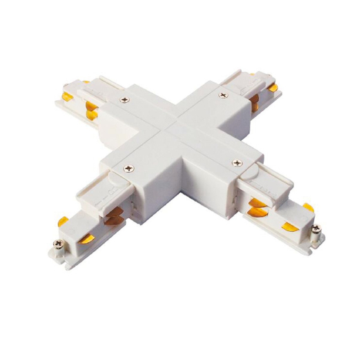 3-Phasen X-Verbinder Schutzleiter weiss/schwarz DALI