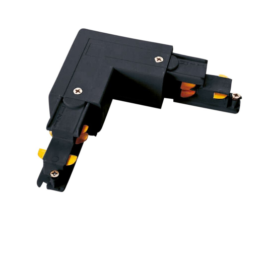 3-Phasen L-Verbinder Schutzleiter Aussen/Innen weiss/schwarz DALI