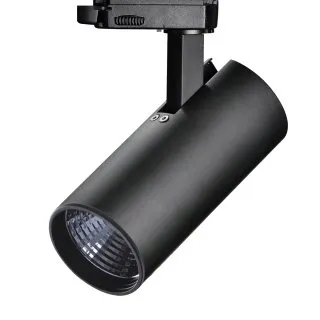 Stromschienen-Strahler RISP 12 W, 3-Phasen, schwarz