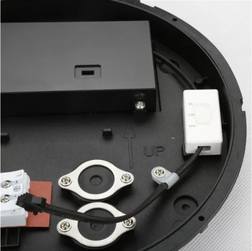 LED-Aufbauleuchte 12W Ø250x58mm 30/4000K 1250lm IP65 demi ws