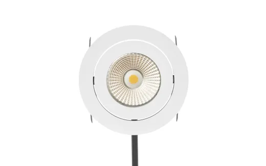 Ring LED-Einbauspot 8W 36° 765lm CRI90 IP54 Ph.-dim 2700K ws