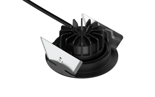 Ring LED-Einbauspot 8W, 36°, (A:Ø95-Loch: Ø80), 680lm, CRI90, IP54, Ph.Dim sz