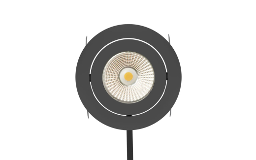 Ring LED-Einbauspot 8W, 36°, (A:Ø95-Loch: Ø80), 680lm, CRI90, IP54, Ph.Dim sz