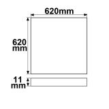 LED Panel Business Line 625 UGR<19 36W weiß RAL 9016