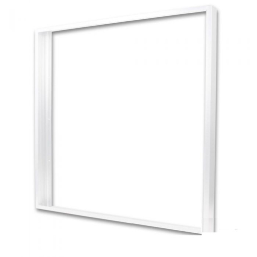 Aufbaurahmen weiß RAL 9016 für LED-Panel 625x625