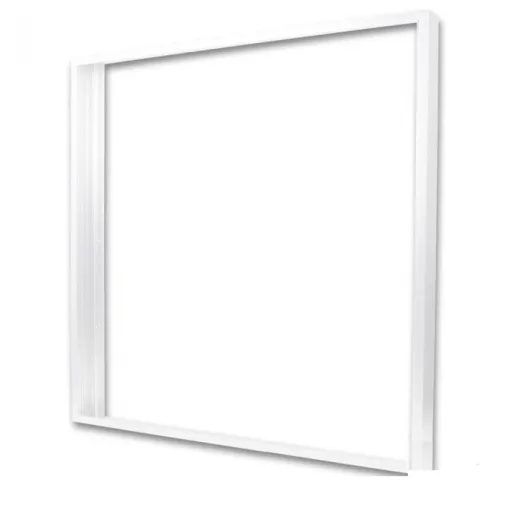 Aufbaurahmen weiß RAL 9016 für LED-Panel 625x625