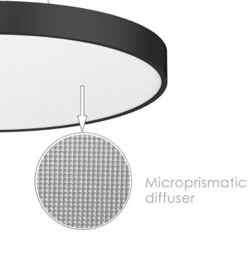 DECO LED Hänge-Leuchte Ø40cm, 40W DALI/PushDIM sz - Seil