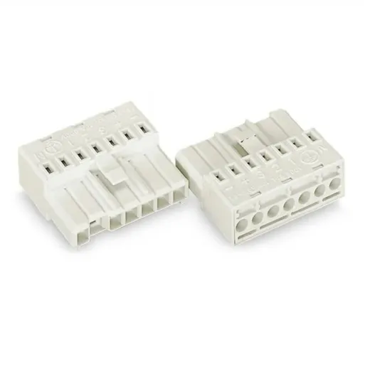 Buchsenteil 7-polig 2,50 mm² weiß WAGO 267-501