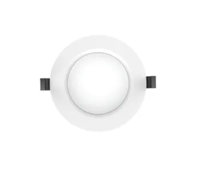 LED-Deckenstrahler 18W, 90°, (A:Ø170-Loch:Ø140-150), 1800lm, CRI 80, IP44, IK06, On/Off sil