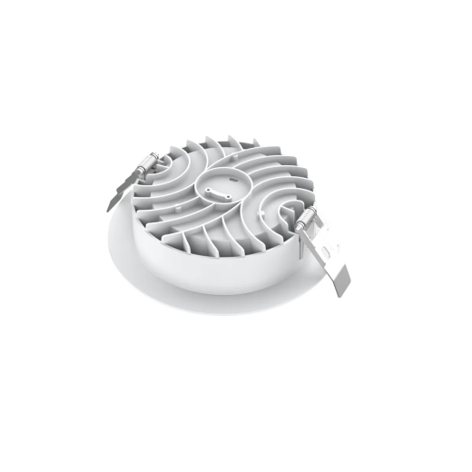 LED-Deckenstrahler 18W, 90°, (A:Ø170-Loch:Ø140-150), 1800lm, CRI 80, IP44, IK06, On/Off sil