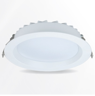 LED-Deckenstrahler 18W, 90°, (A:Ø170-Loch:Ø140-150), 2000lm, CRI 80, IP54, On/Off ws