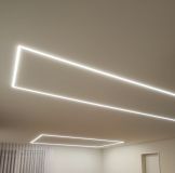 LED-Strips an Decke - Quadrat / Rechteck