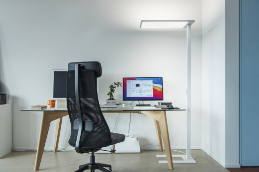 Stehleuchte FLOAT LED 4000K TouchDim Tageslicht & Bew.Sensor