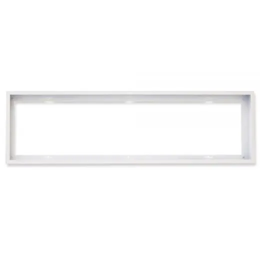 Aufbaurahmen weiss für LED PANEL 30x120cm, Schnellmontage