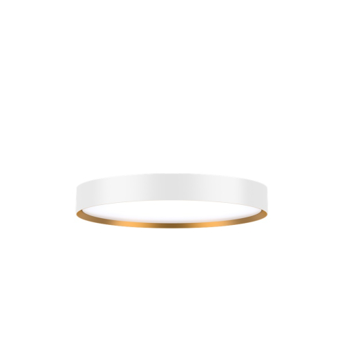 Aufbauleuchte weiss-gold Ø422mm 24W 27/30/4000K IP44 Ph.Dim