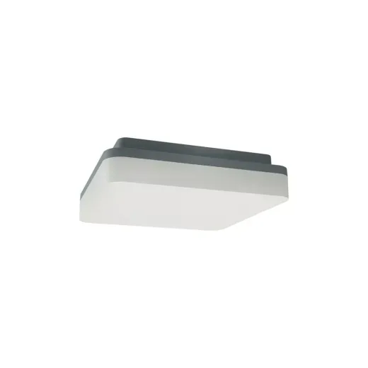 Ledeshi LED SLICE SQUARE N II weiss, silber o. anthrazit, 10/15W, 3000/4000K, IP54, 210X210, HF-SENSOR