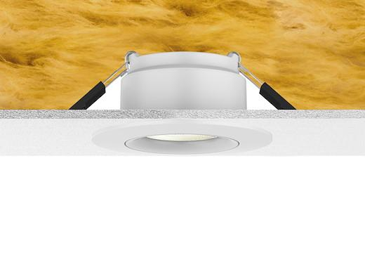 Deep LED-Einbauspot 8W, 36°, (A:Ø90-Loch: Ø75-83), 680lm, CRI90, IP54, Ph.Dim sz