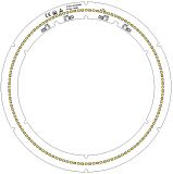 LED Modul TW 3000K/4000K CRI >90 128LED ø230/185mm