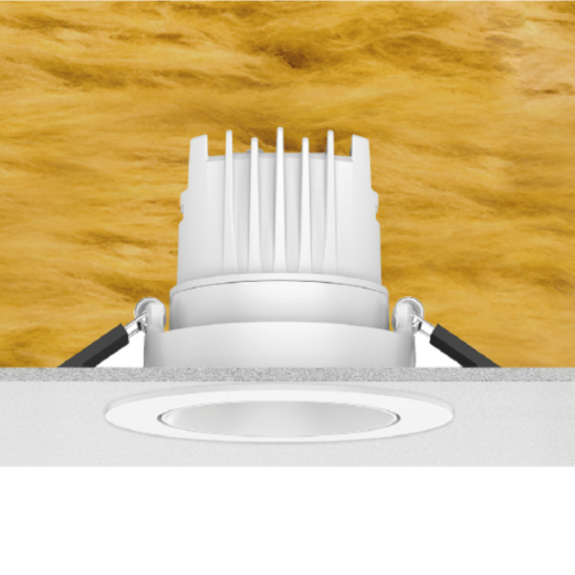 Deep LED-Einbauspot 8W, 36°, (A:Ø90-Loch: Ø75-83), 680lm, CRI90, IP54, UGR