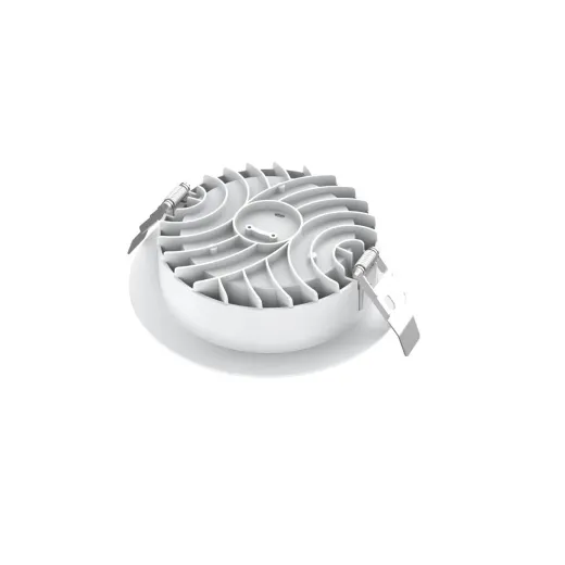 LED-Deckenstrahler 18W Loch-Ø140-150mm IP44 IK06 On/Off weiss