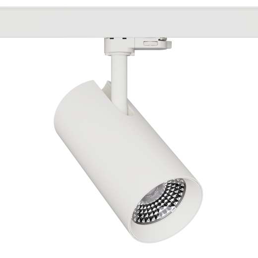 3-Ph Strahler VIBE 30W Fixoptik, 15°/24°/36°/60°, CRI97, 3000lm, Ph.Dim ws
