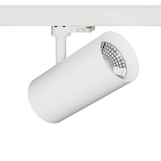 3-Ph Strahler VIBE 30W Fixoptik, 15°/24°/36°/60°, CRI97, 3000lm, Ph.Dim ws