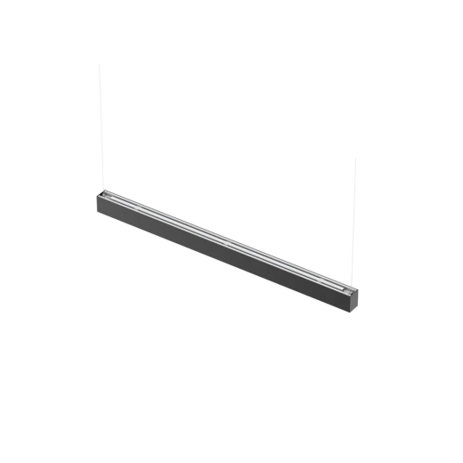 Pendelleuchte SALT 150cm direkt/indirekt schwarz LED 35W+14W DALI2/Push