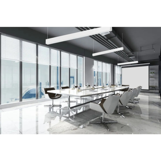 Pendelleuchte SALT 150cm direkt/indirekt schwarz LED 35W+14W DALI2/Push