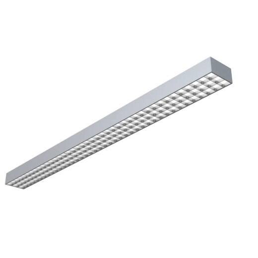 Anbauleuchte 120cm Silber LED 30W 3000lm 4000K, DALI2/PushDim IP20
