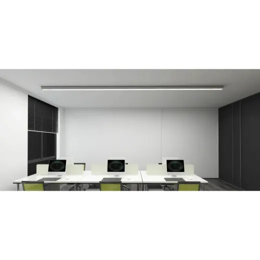 Anbauleuchte Silber LED 30W 3000lm 4000K, DALI2/PushDim IP20