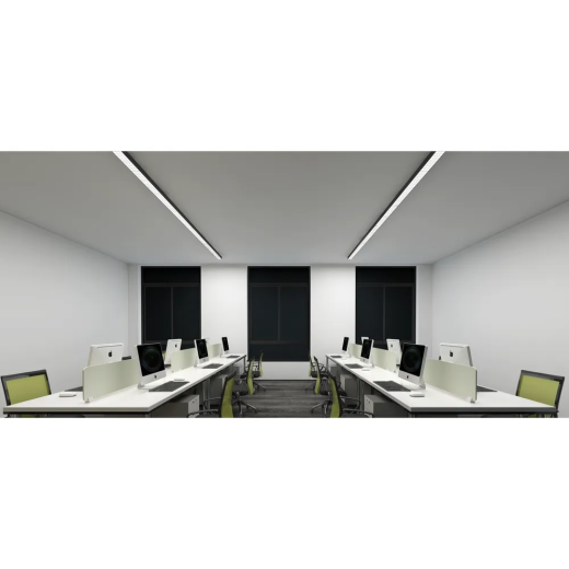 Anbauleuchte 120cm Silber LED 30W 3000lm 4000K, DALI2/PushDim IP20